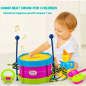 Baby Bleu 7pcs Sets Kids Drum