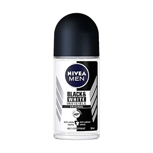 Nivea Anti-Perspirant Deodorant Roll On Invisible Black & White For Men 50 ml