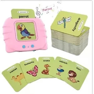 Pocket Vocab Talking Flash Cards For 2-8 Years Early Learning - Rechargeable